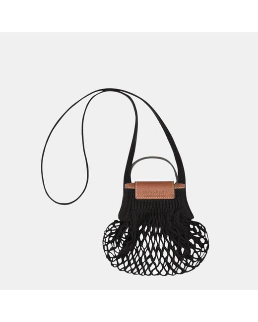 Longchamp Black Lcp Filet Cross Body Bags