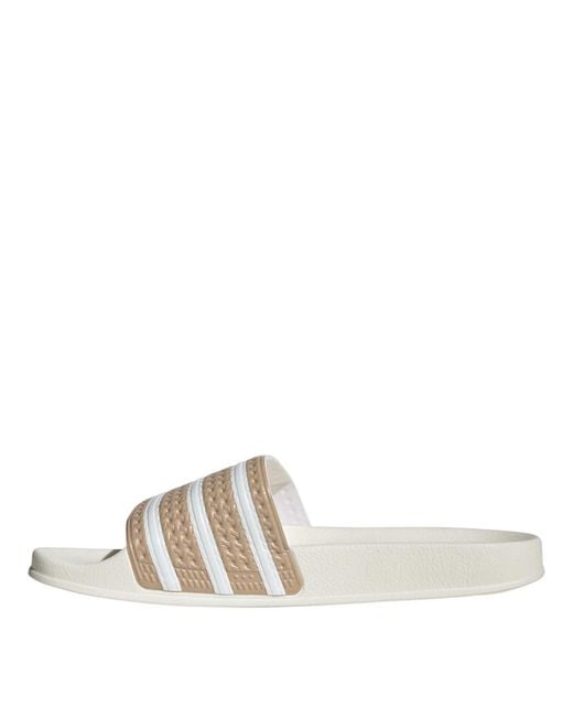 Adidas Originals Natural Adidas Adilette Slid for men