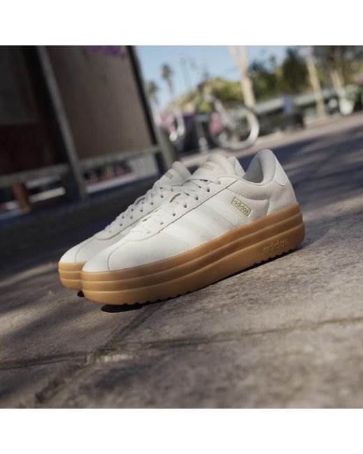 Adidas White Vl Court Bold Trainers