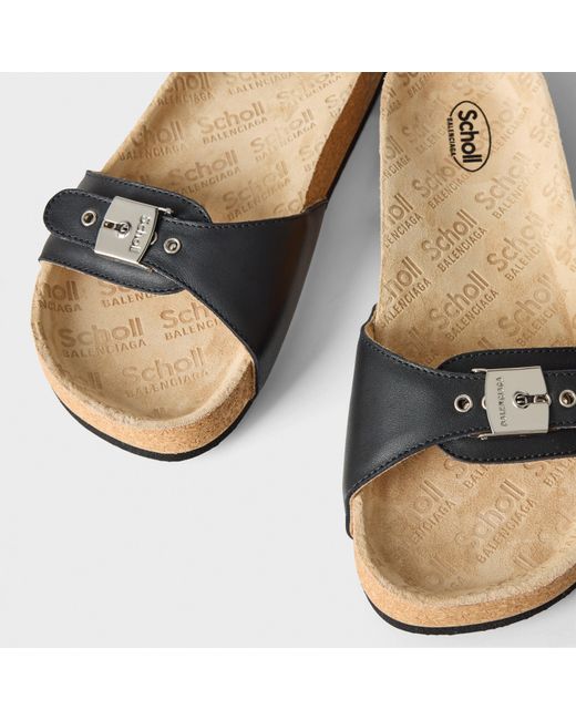 Balenciaga Brown Flat Sandals