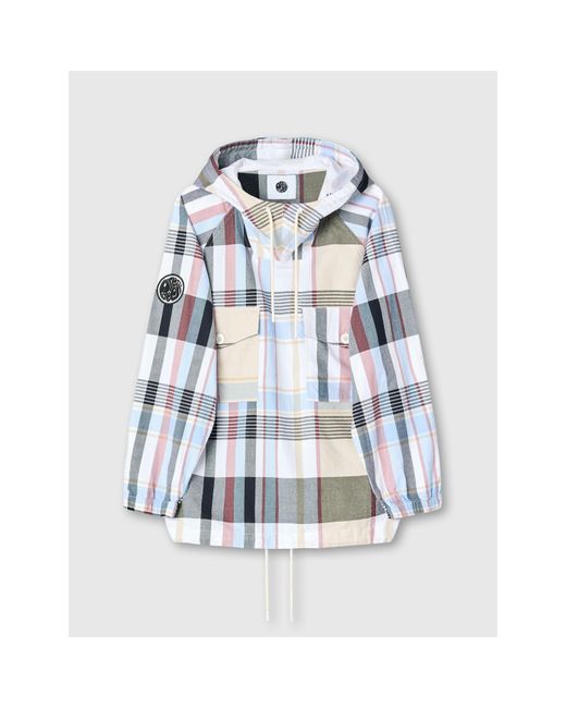 Pretty Green Blue Winston Waterproof Rain Anorak for men