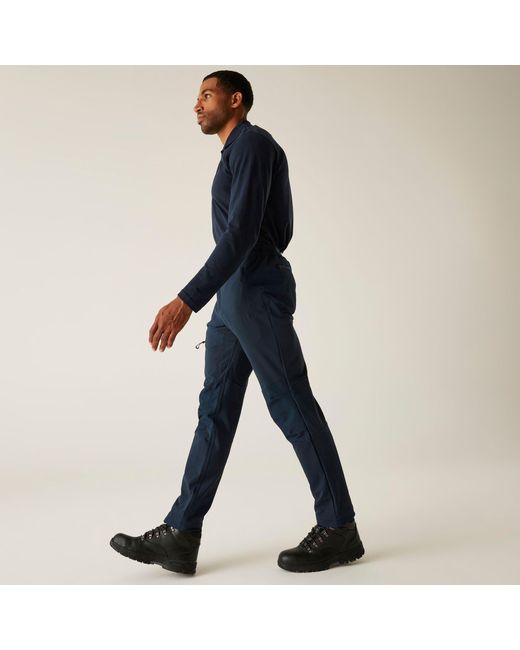 Regatta Blue Prolite Softshell Stretch Trousers for men
