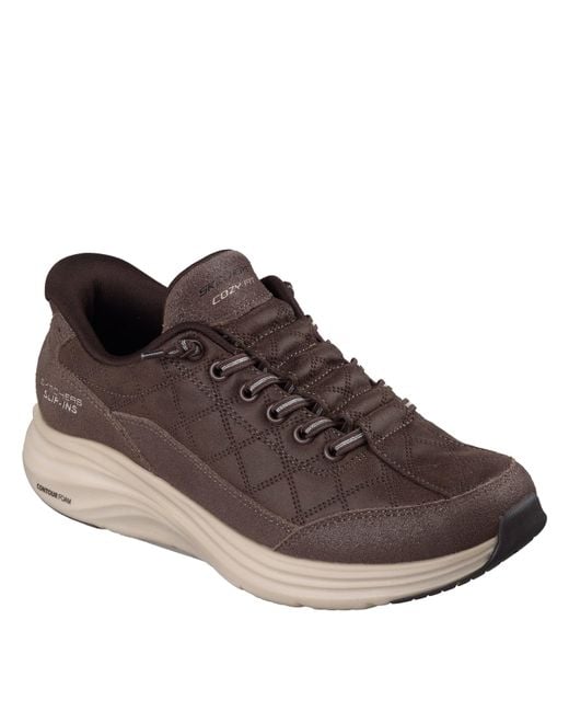 Skechers Brown Cozy Si Sde Ld63