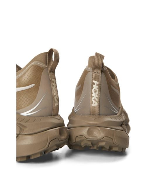 Hoka One One Brown Mafate Speed Off-Road Trail Running Shoes for men