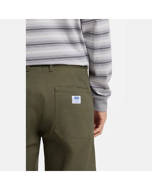 HUGO Green Zarik253 Regular-Fit Trousers for men