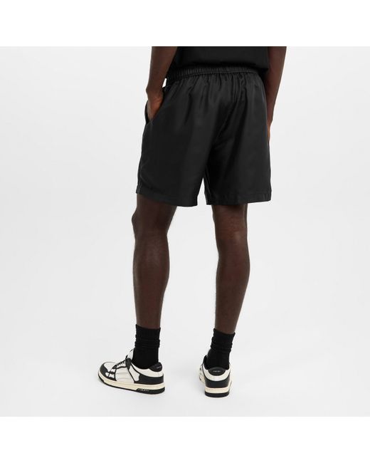Amiri Blue Art Dstrt Woven Tracksuit Shorts for men