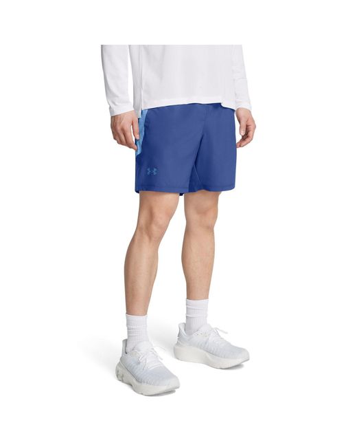 Under Armour Blue Launch Pro Performance Running Shorts for men