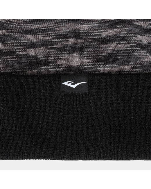 Everlast Black Adults Flex Beanies