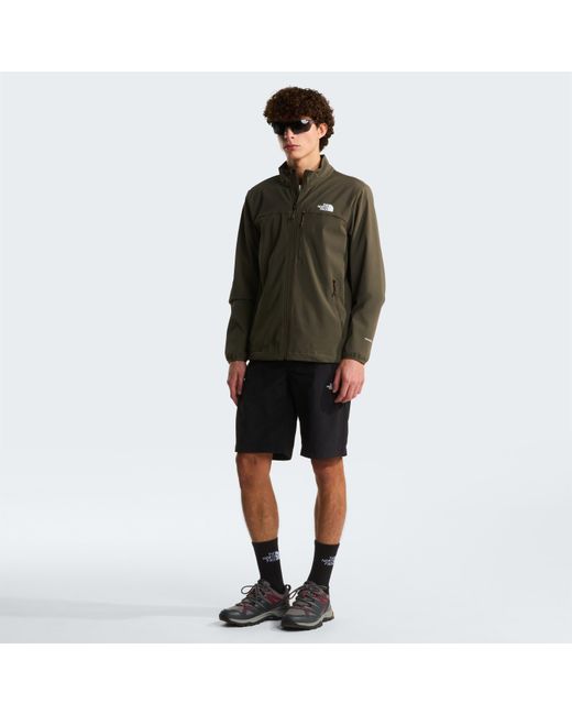 The North Face Green Nimble Wind-Resistant Water-Repellent Softshell Jacket for men