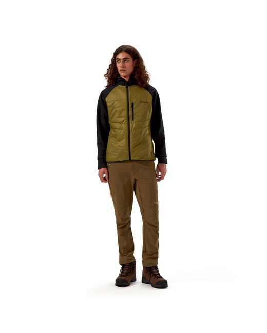 Berghaus Green Trawden Weather-Resistant Hybrid Jacket for men