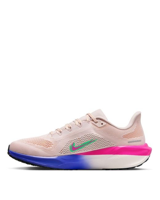 Nike Green Pegasus 41 Road Running Shoes for men