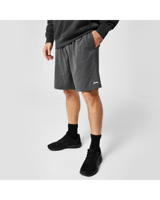 Slazenger 1881 Gray Jersey Shorts for men