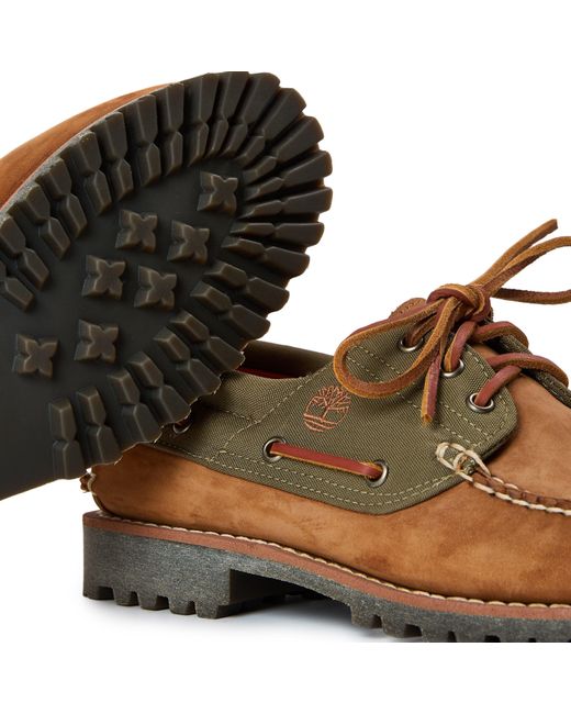 Timberland Brown Authentic Boat Shoe for men