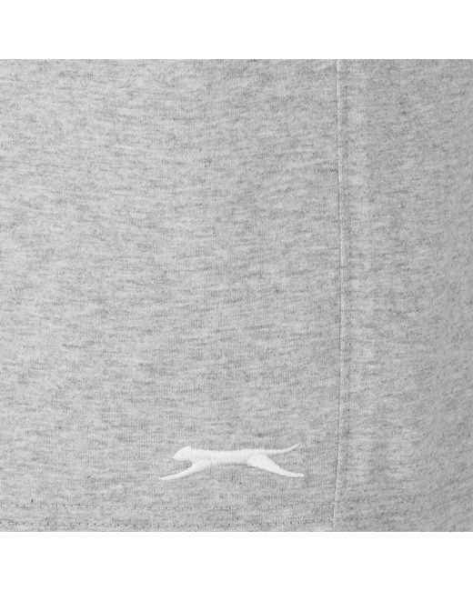 Slazenger 1881 Gray Jersey Shorts for men