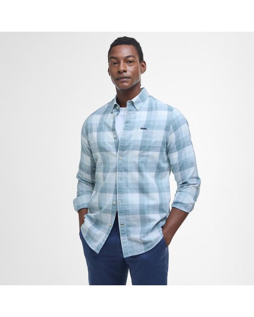 Barbour Blue Hillroad Shirt for men
