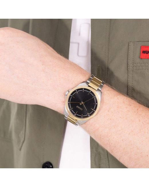 HUGO Metallic Gents #Seam Bracelet Watch for men