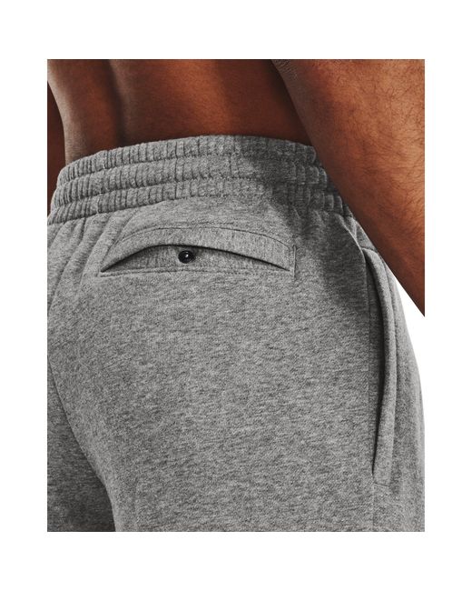Under Armour Gray Ua Rival Fleece Shorts for men
