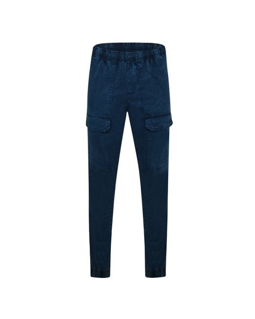 Champion Blue Casual Cargo Sweatpants for men