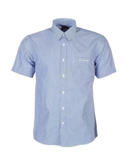 Pierre Cardin Blue Cardin Short Sleeve Shirt for men