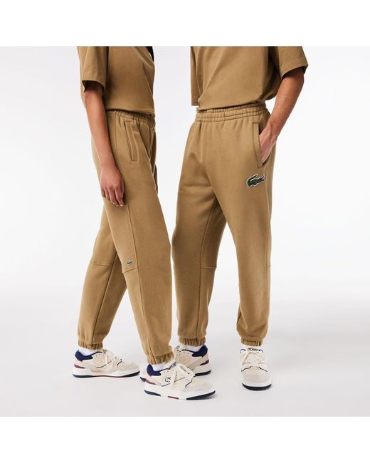 Lacoste Green Organic Cotton Fleece Sweatpants for men