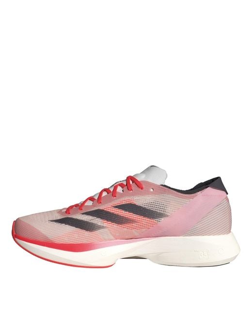 Adidas Pink Adizero Takumi Sen 10 Running Shoes