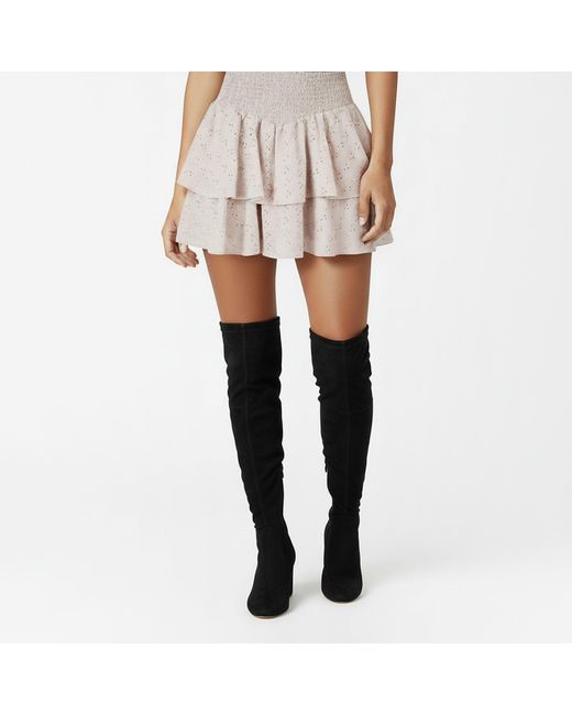 Jack Wills Natural Brodere Rara Skirt