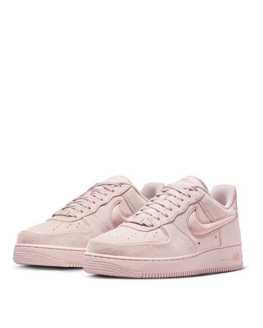 Nike Pink Air Force 1 07 Trainers