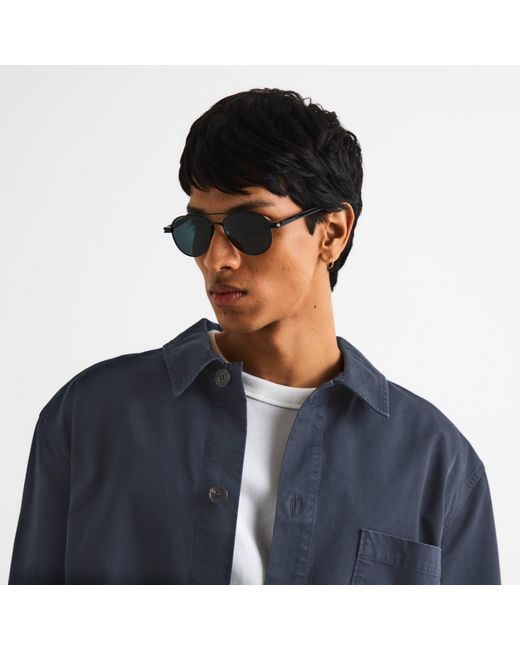 Saint Laurent Gray Sl 843 Aviator Sunglasses for men