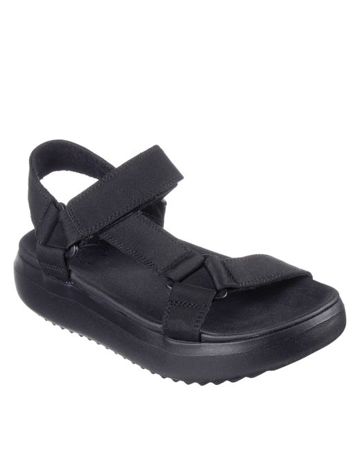 Skechers Blue Pop Ups 3.0 Flat Sandals