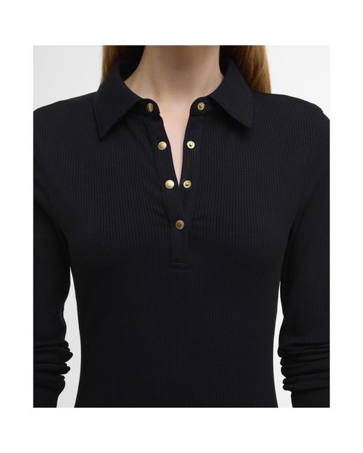 Barbour Blue Chloe Ribbed Mini Dress