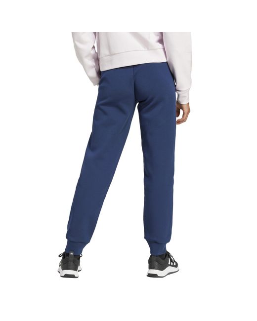 Adidas Blue Poland Performance Fleece Tracksuit Bottom