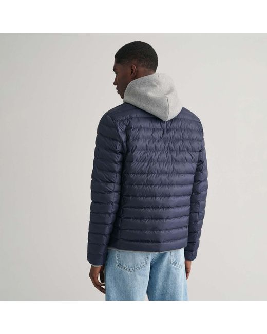 Gant Blue Light Padded Bomber Jacket for men