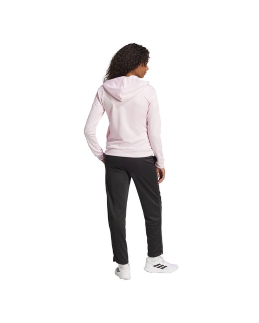 Adidas White Linear Full Tracksuit