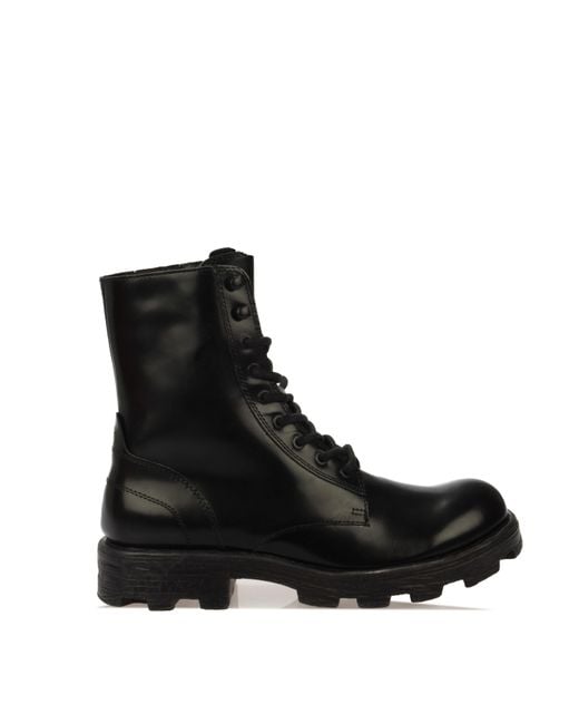DIESEL Black D-Hammer Boots for men