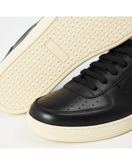 Tom Ford Black Low Trainers for men
