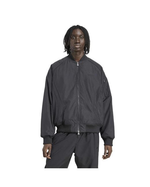 Adidas Gray Teamgeist Puffer Jacket for men
