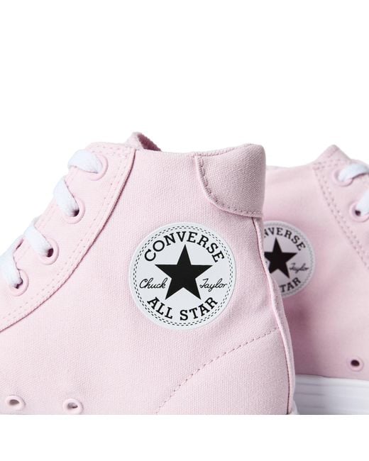 Converse Pink Day One Canvas High-Top Trainers