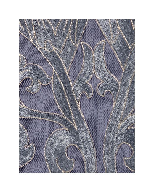 Phase Eight Blue Bea Embroidered Dress
