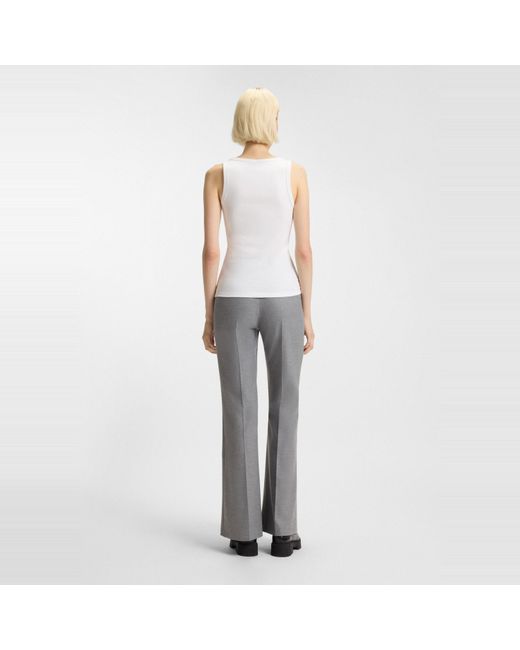 HUGO White Datamia Tank Top
