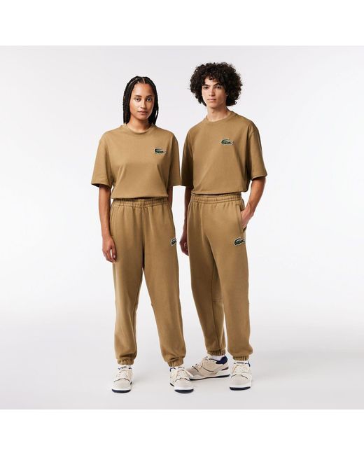 Lacoste Green Organic Cotton Fleece Sweatpants for men
