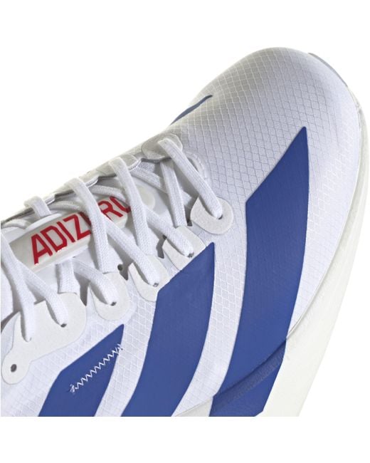 Adidas Blue Adizero Adios Pro 4 Shoes for men