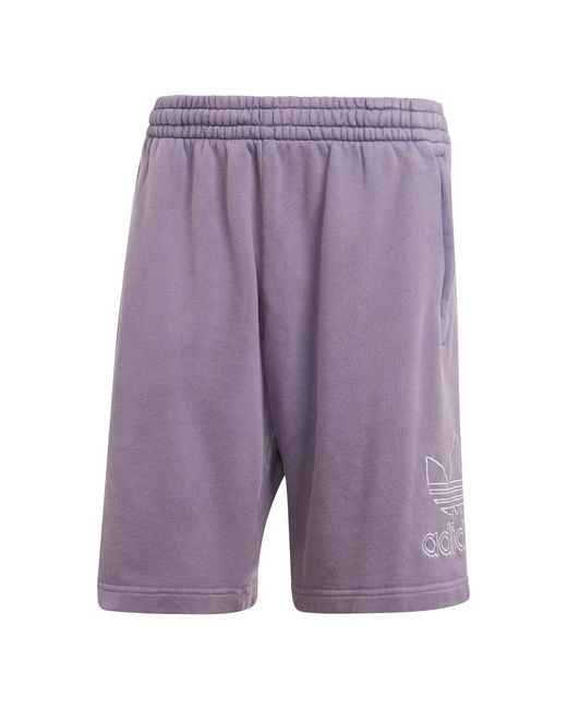 Adidas Originals Purple Jersey Jogger Shorts for men