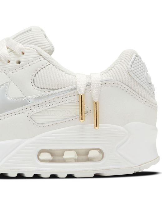 Nike White Air Max 90 Trainers