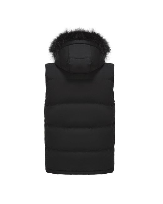 SoulCal & Co California Black 2 Zip Gilet for men