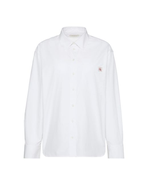 Calvin Klein White Long Sleeve Shirt
