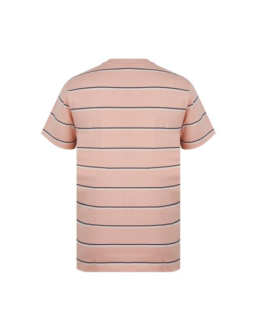 SoulCal & Co California Pink Soul Stripe Regular Fit T-Shirt for men