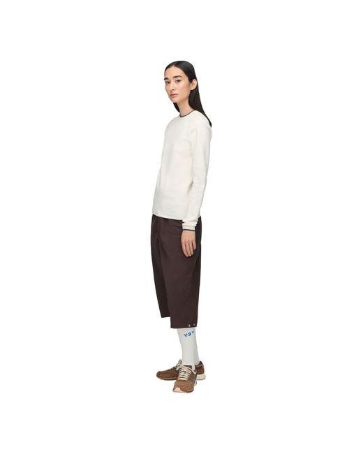 Adidas Originals White By Wales Bonner X Y3 Knit Base Long Sleeve Top for men