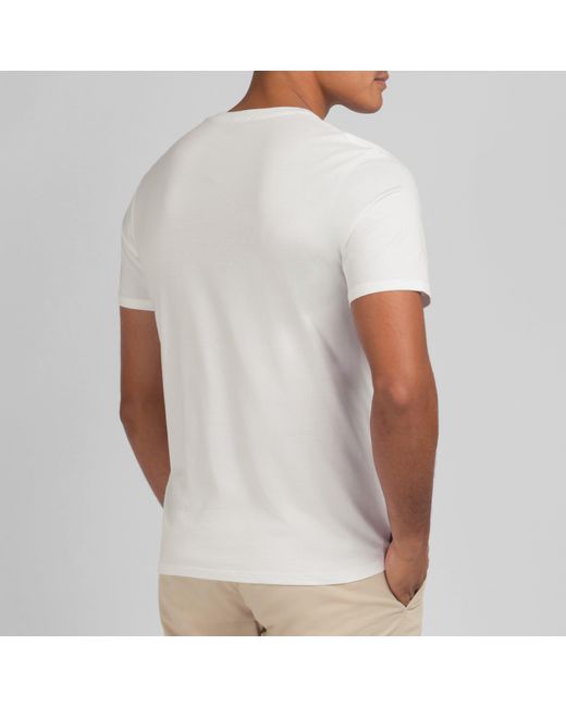 Eden Park White Light Pima Cotton T-Shirt for men