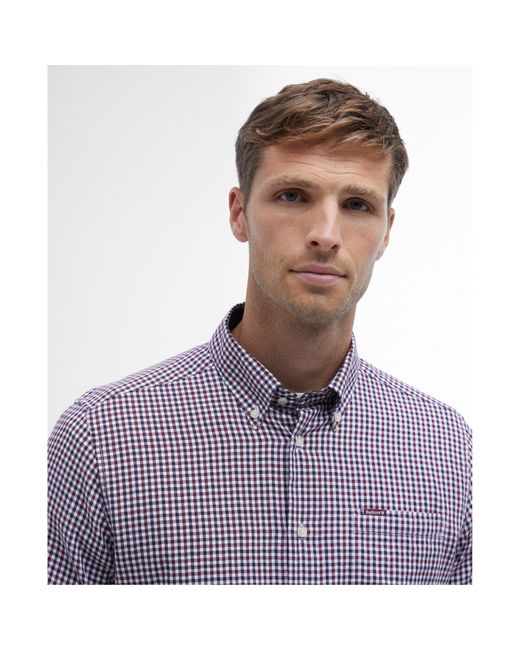 Barbour Blue Padshaw Tailored Shirt for men