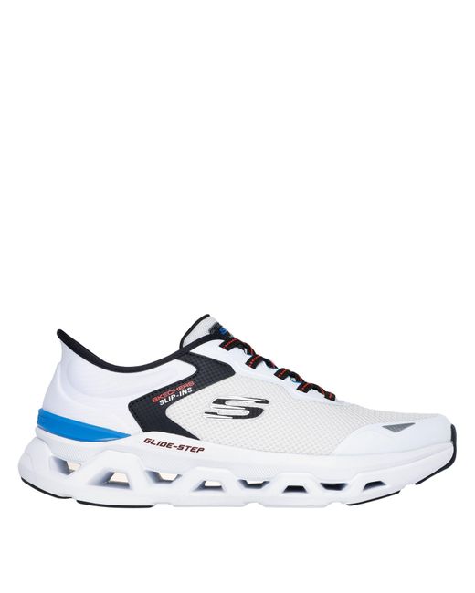 Skechers White Slip-Ins Mesh Lace-Up Sneaker W Ai Slip On Trainers for men
